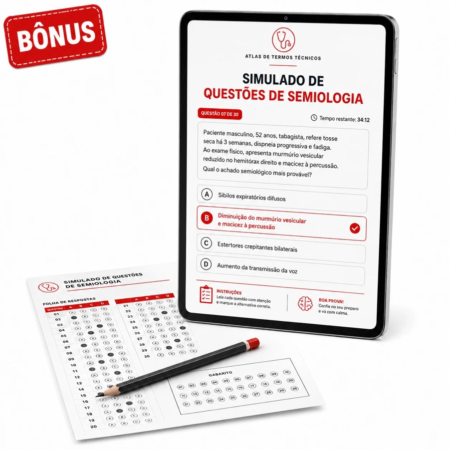 Simulado de Questões de Semiologia